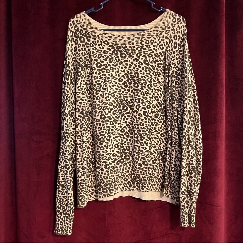 ASOS CURVE leopard sweater